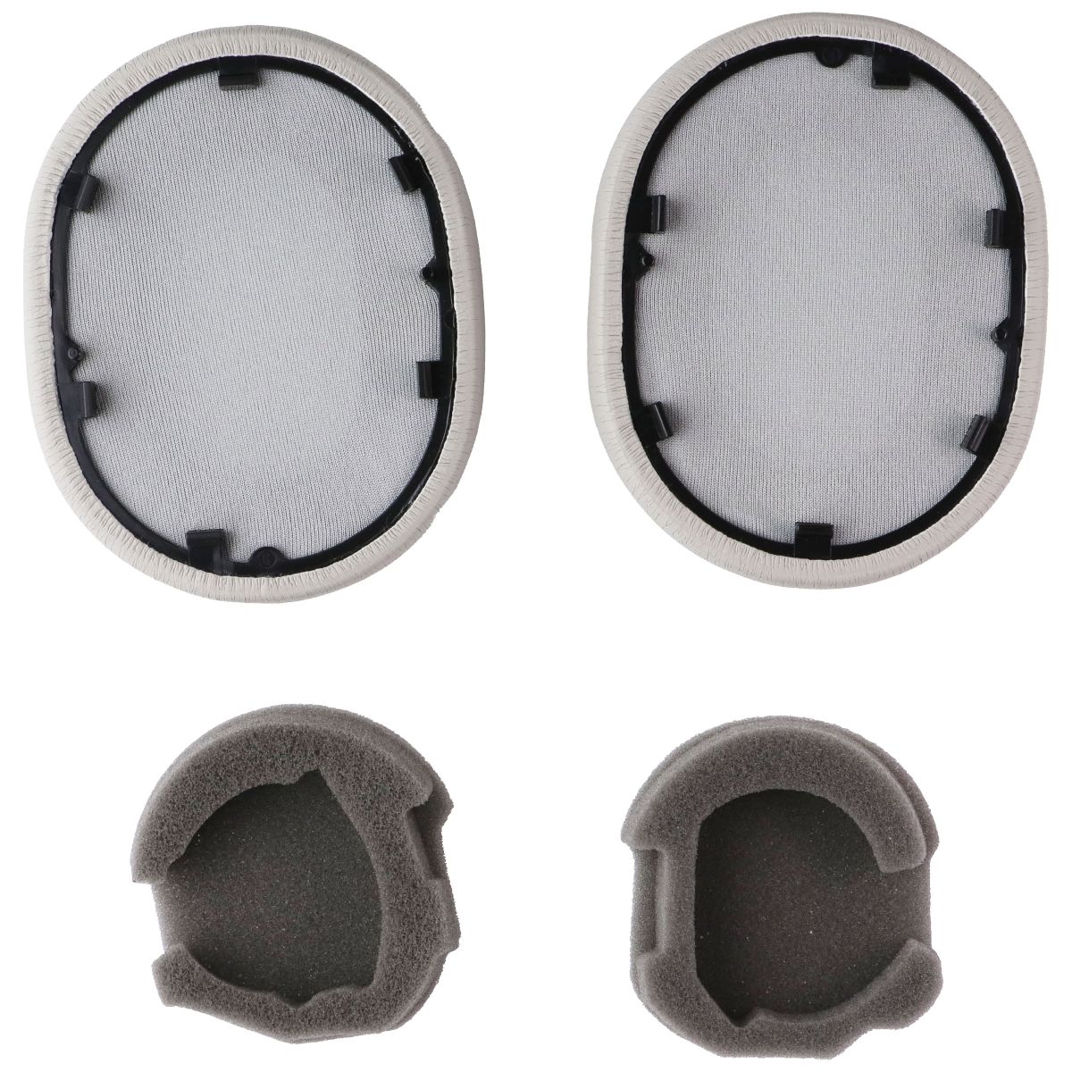 Replacement Ear Pad Cushions for Sony WH-1000XM5 Headphones - Silver Portable Audio & Headphones - Replacement Parts & Tools Sony - Simple Cell Bulk Wholesale Pricing - USA Seller