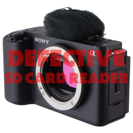 Sony Alpha ZV-E1 E-Mount 35mm Full-Frame Camera - BAD SD CARD READER Digital Camera - Digital & DSLR Cameras Sony - Simple Cell Bulk Wholesale Pricing - USA Seller
