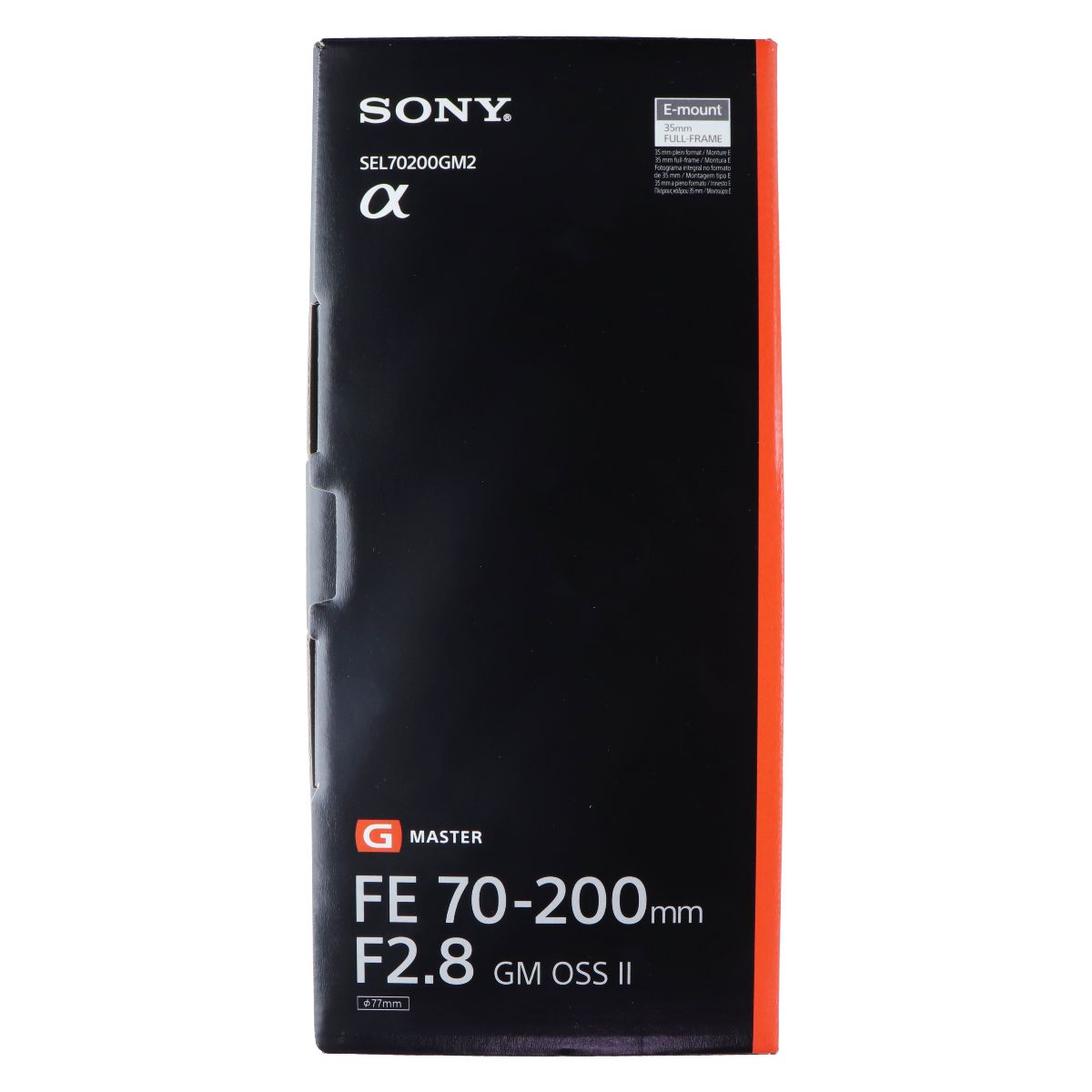 Sony FE 70-200mm F2.8 GM OSS II (SEL70200GM2) G Master Lens Camera Accessories - Lenses Sony - Simple Cell Bulk Wholesale Pricing - USA Seller