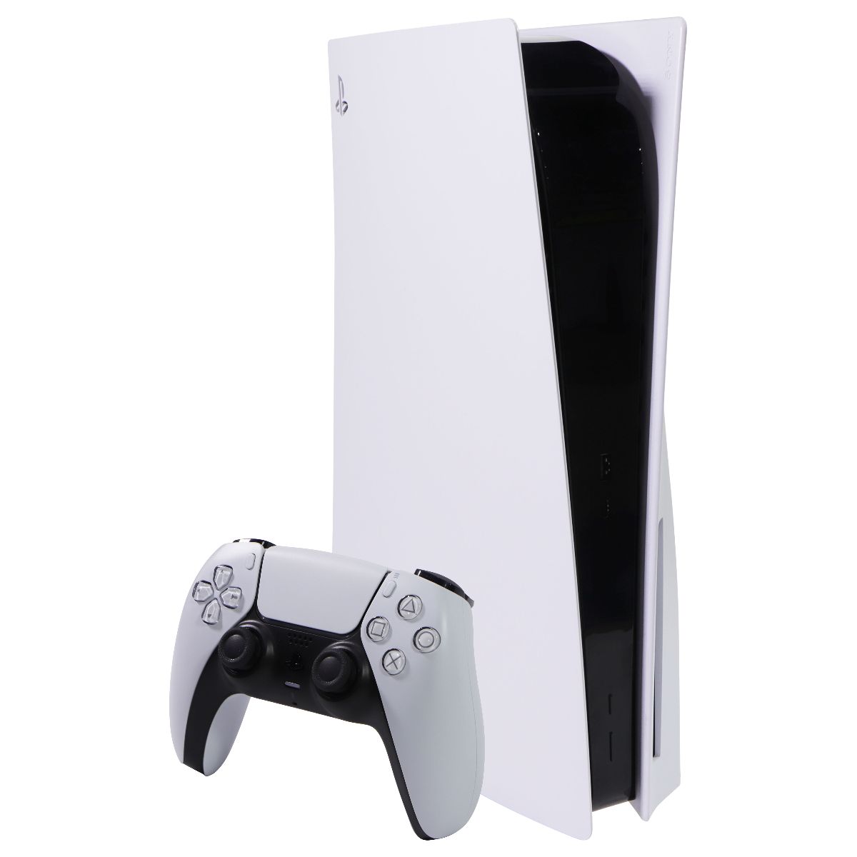Sony PS5 PlayStation 5 Console and Controller - Full Set - White (CFI-1215A) Gaming/Console - Video Game Consoles Sony - Simple Cell Bulk Wholesale Pricing - USA Seller