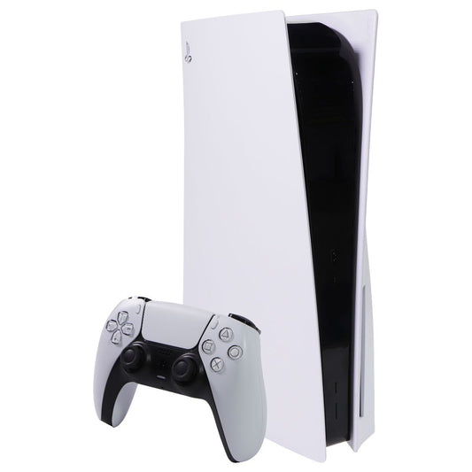 Sony PS5 PlayStation 5 Console and Controller - Full Set - White (CFI-1215A) Gaming/Console - Video Game Consoles Sony - Simple Cell Bulk Wholesale Pricing - USA Seller
