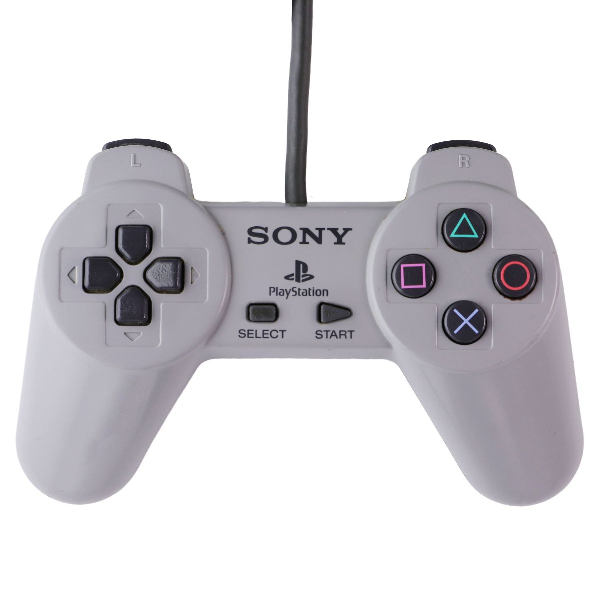 Sony Official Wired Original Controller for PlayStation - Gray (SCPH-1080) Gaming/Console - Controllers & Attachments Sony - Simple Cell Bulk Wholesale Pricing - USA Seller