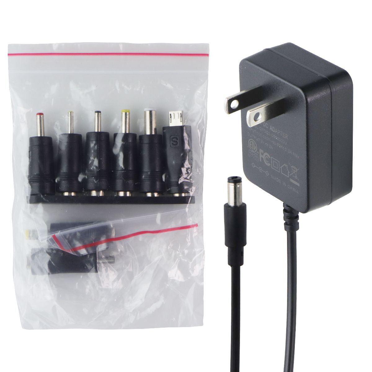 SoulBay 5V/2A 10W Power Supply with 8 Interchangeable Tips Multipurpose Batteries & Power - Travel Adapters & Converters SoulBay - Simple Cell Bulk Wholesale Pricing - USA Seller