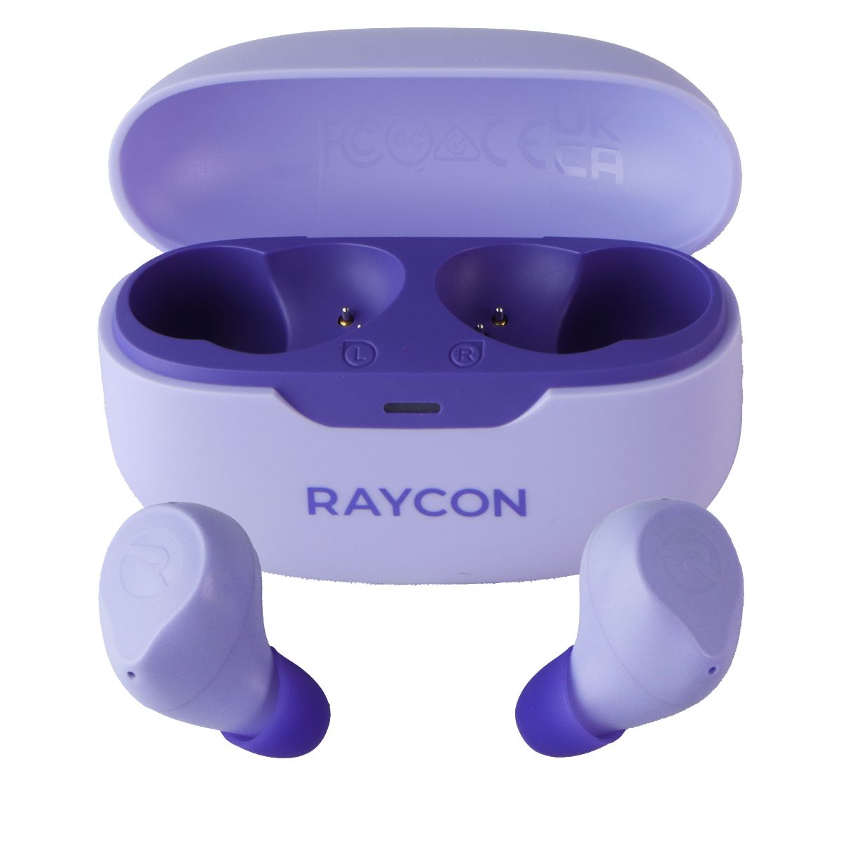 Raycon Everyday Earbuds Plus Bluetooth True Wireless Ear Buds - Plush Violet Cell Phone - Headsets Soundcore - Simple Cell Bulk Wholesale Pricing - USA Seller