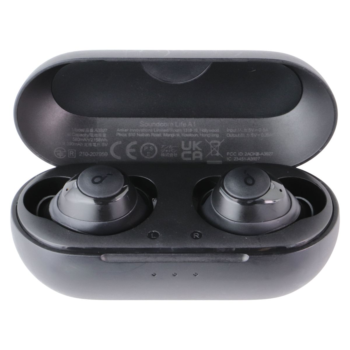 Soundcore Life A1 True Wireless USB-C Fast Charge IPX7 Earbuds - Black (A3927) Portable Audio - Headphones Soundcore - Simple Cell Bulk Wholesale Pricing - USA Seller