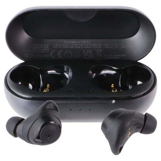 Soundcore Life A1 True Wireless USB-C Fast Charge IPX7 Earbuds - Black (A3927) Portable Audio - Headphones Soundcore - Simple Cell Bulk Wholesale Pricing - USA Seller