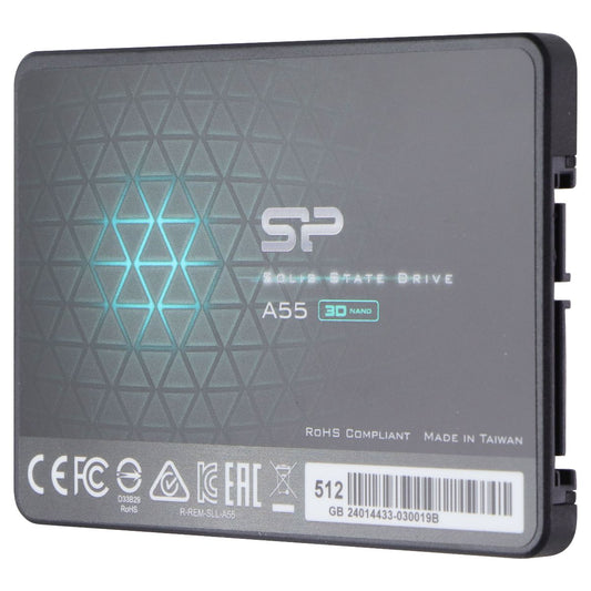 SP Silicon Power A55 3D NAND 512GB SSD (SP512GBSS3A55S25) Digital Storage - Other Hard Drives SP Silicon Power - Simple Cell Bulk Wholesale Pricing - USA Seller