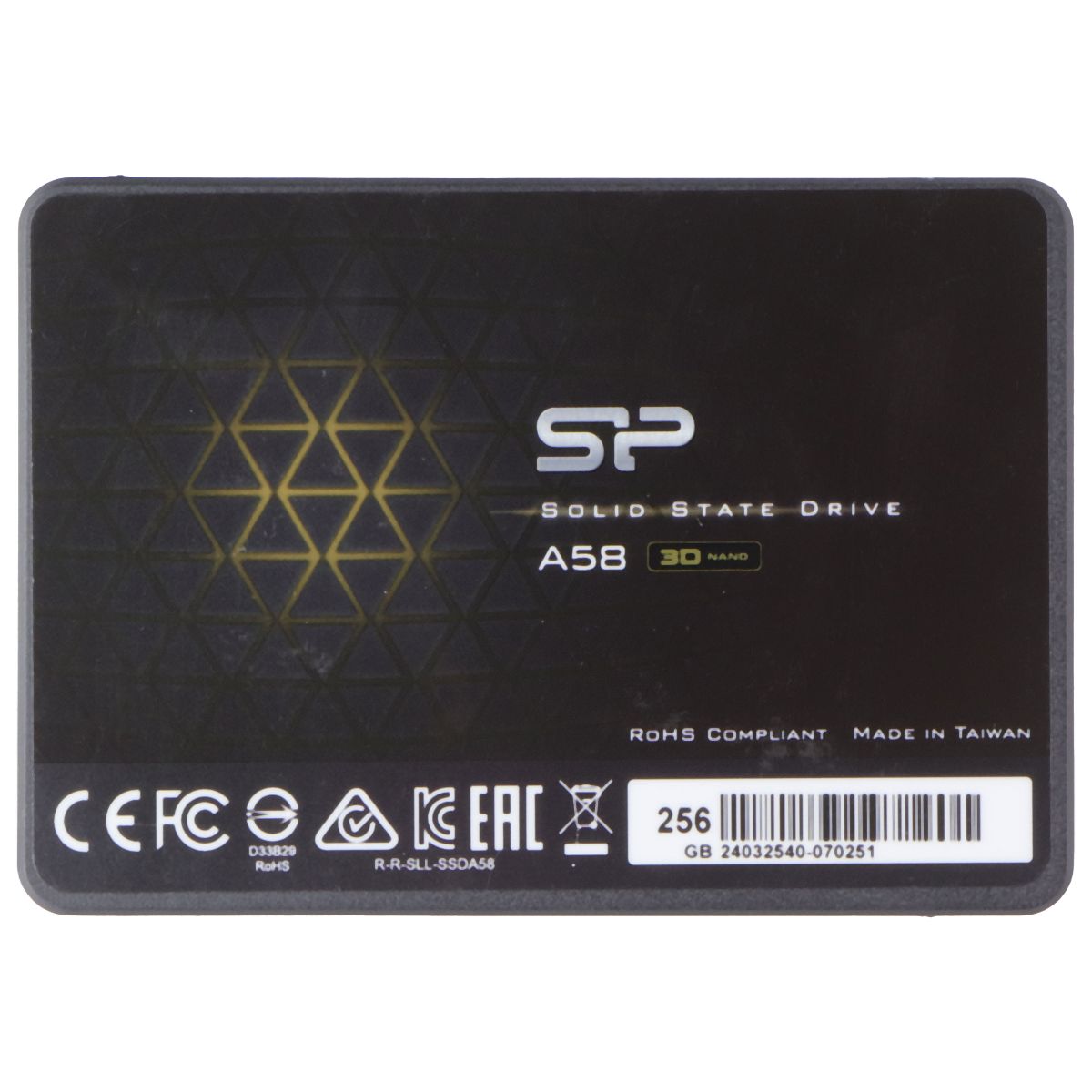 SP Silicon Power 256GB 3D NAND A58 SATA III 2.5-inch Solid State Drive Digital Storage - Other Hard Drives SP Silicon Power - Simple Cell Bulk Wholesale Pricing - USA Seller