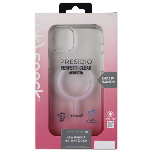 Speck Presidio Perfect-Clear Ombre Case for MagSafe for iPhone 14 Plus - Rose Cell Phone - Cases, Covers & Skins Speck - Simple Cell Bulk Wholesale Pricing - USA Seller