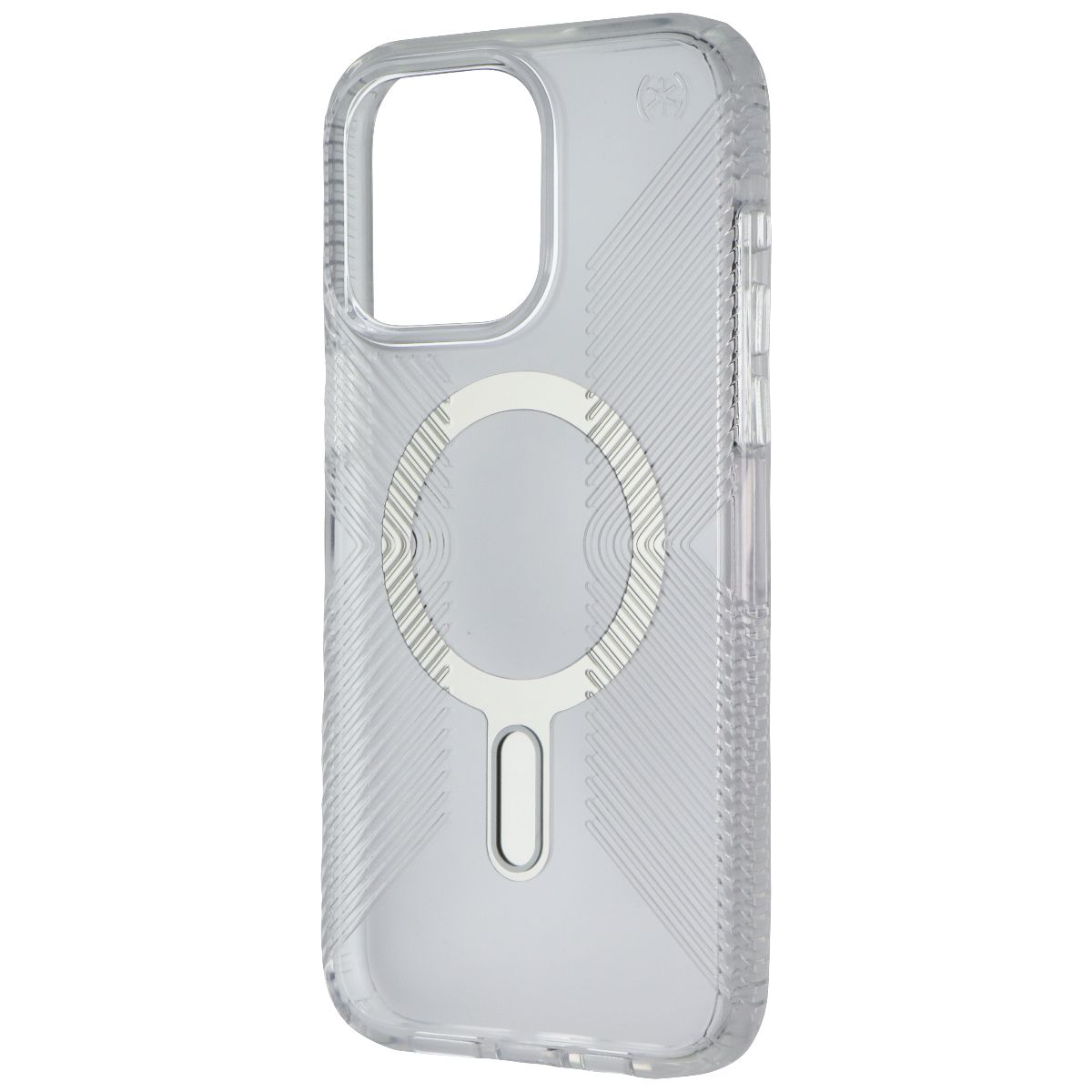 Speck Presidio2 Grip w/ Click Lock for MagSafe for iPhone 15 Pro Max - Clear Cell Phone - Cases, Covers & Skins Speck    - Simple Cell Bulk Wholesale Pricing - USA Seller