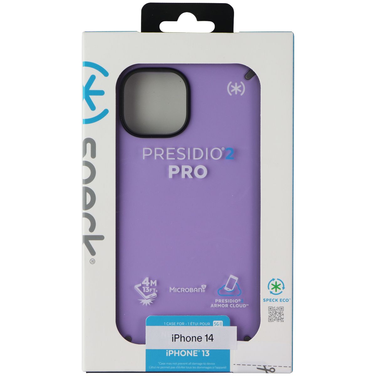Speck Presidio2 Pro Series Case for Apple iPhone 14/iPhone 13 - Purple Cell Phone - Cases, Covers & Skins Speck - Simple Cell Bulk Wholesale Pricing - USA Seller