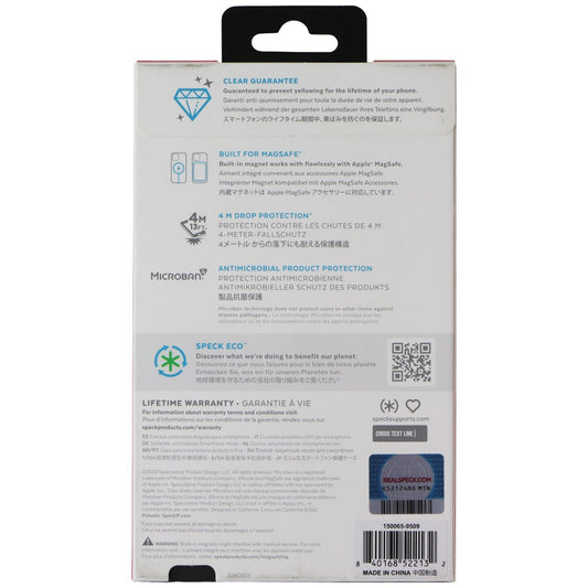 Speck Presidio Perfect-Clear Ombre Case for MagSafe for iPhone 14 - Rose Fade Cell Phone - Cases, Covers & Skins Speck - Simple Cell Bulk Wholesale Pricing - USA Seller