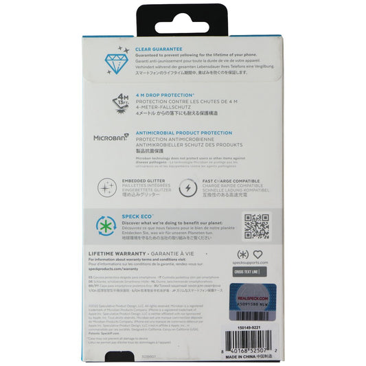 Speck Presidio Perfect-Clear Case for MagSafe for iPhone 14 Pro - Glitter Cell Phone - Cases, Covers & Skins Speck - Simple Cell Bulk Wholesale Pricing - USA Seller