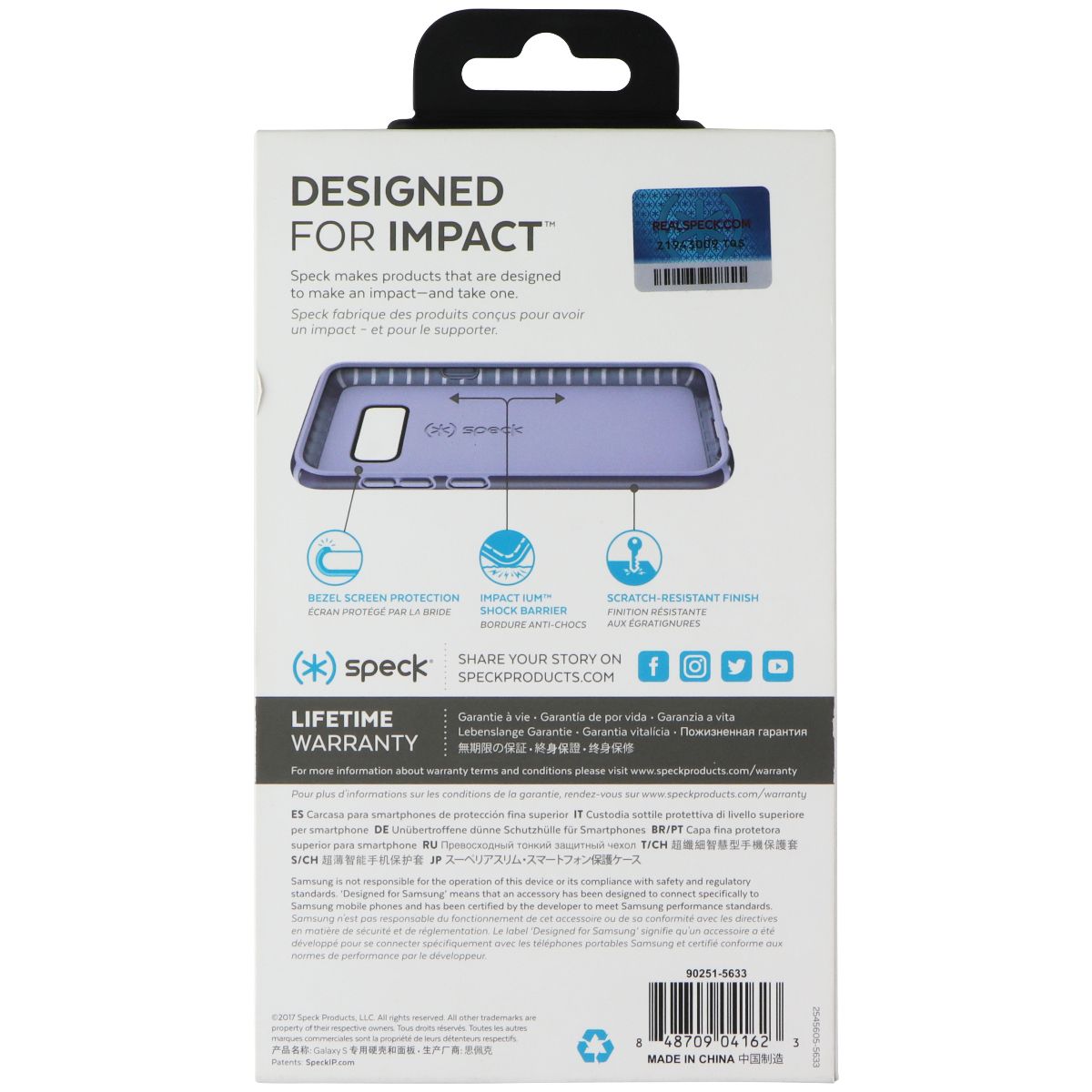 Speck Presidio Series Case for Samsung Galaxy S8 - Marine Blue/Twilight Blue Cell Phone - Cases, Covers & Skins Speck - Simple Cell Bulk Wholesale Pricing - USA Seller