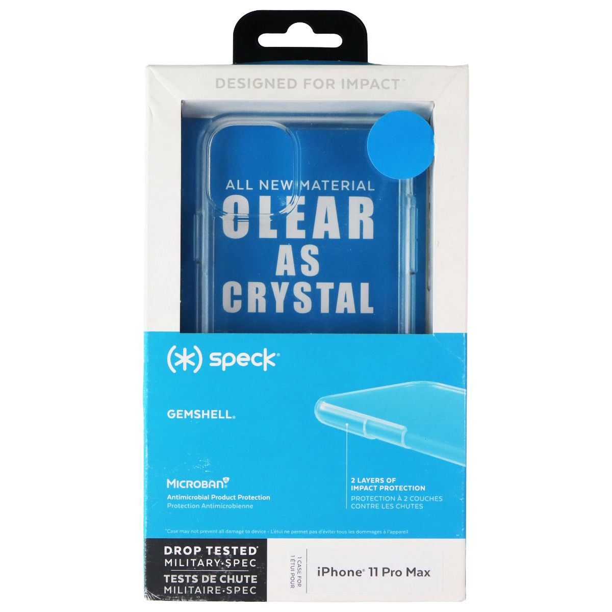 Speck Gemshell Series Case for Apple iPhone 11 Pro Max Case - Clear Cell Phone - Cases, Covers & Skins Speck - Simple Cell Bulk Wholesale Pricing - USA Seller