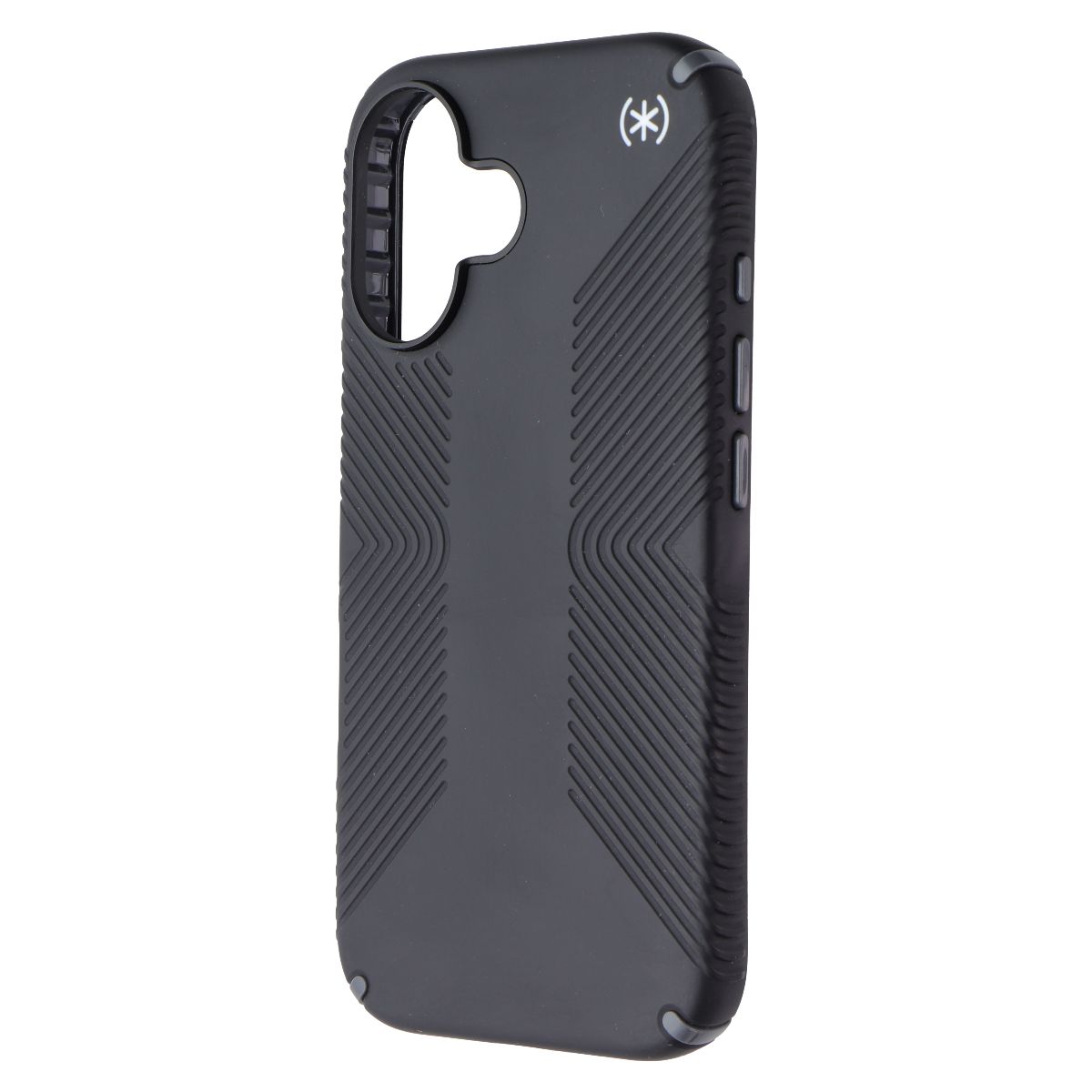 Speck Presidio2 Grip Case for Apple iPhone 16 - Black/Slate Gray Cell Phone - Cases, Covers & Skins Speck - Simple Cell Bulk Wholesale Pricing - USA Seller