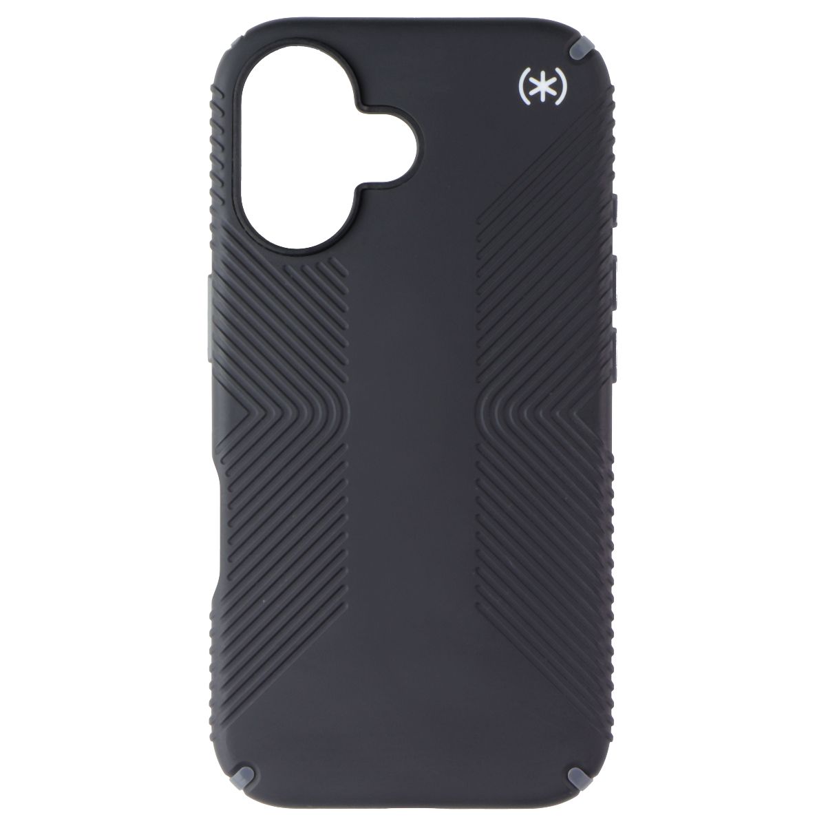 Speck Presidio2 Grip Case for Apple iPhone 16 - Black/Slate Gray Cell Phone - Cases, Covers & Skins Speck - Simple Cell Bulk Wholesale Pricing - USA Seller