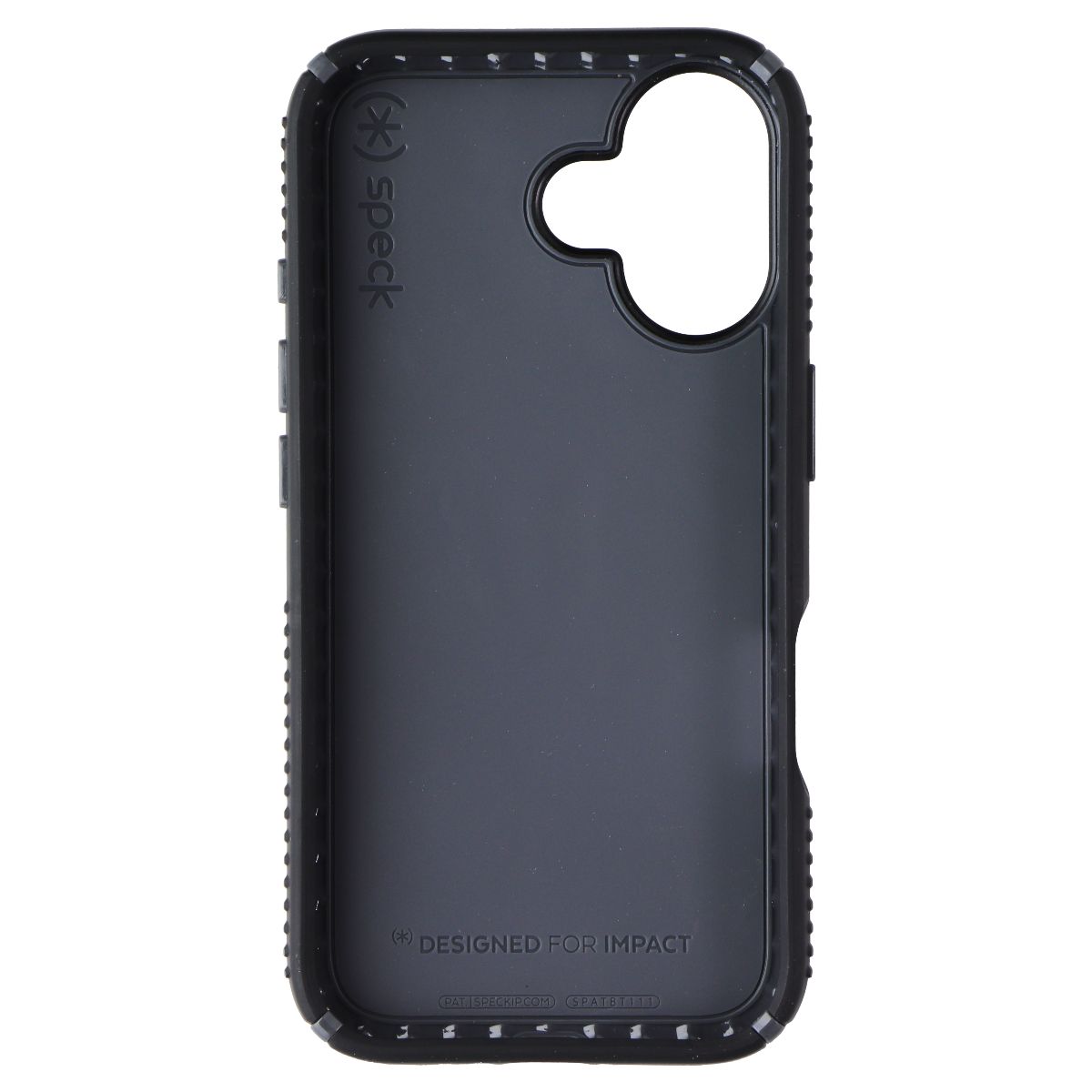 Speck Presidio2 Grip Case for Apple iPhone 16 - Black/Slate Gray Cell Phone - Cases, Covers & Skins Speck - Simple Cell Bulk Wholesale Pricing - USA Seller