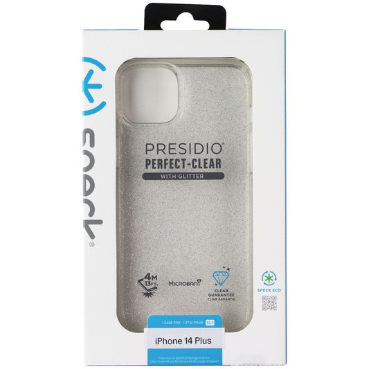 Speck Presidio Perfect-Clear Case for Apple iPhone 14 Plus - Glitter