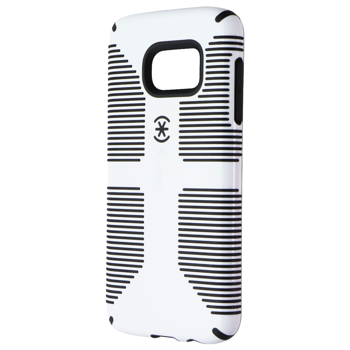 Speck CandyShell Grip Case for Samsung Galaxy S6 Edge - White & Black Cell Phone - Cases, Covers & Skins Speck - Simple Cell Bulk Wholesale Pricing - USA Seller