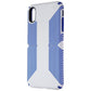 Speck Presidio Grip Phone Case for iPhone Xs Max - Microchip Gray/Ballpoint Blue Cell Phone - Cases, Covers & Skins Speck - Simple Cell Bulk Wholesale Pricing - USA Seller