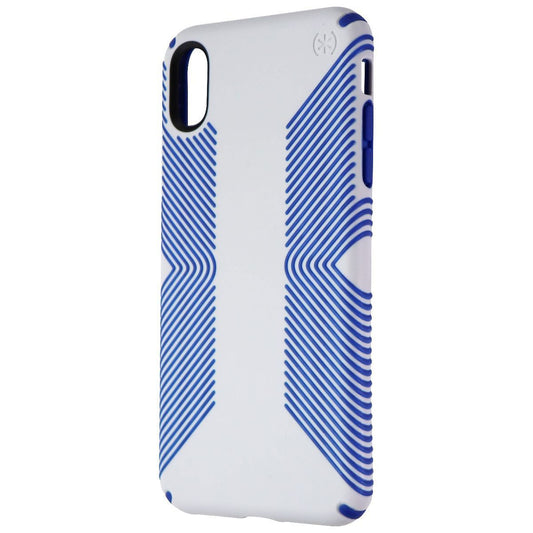 Speck Presidio Grip Phone Case for iPhone Xs Max - Microchip Gray/Ballpoint Blue Cell Phone - Cases, Covers & Skins Speck - Simple Cell Bulk Wholesale Pricing - USA Seller