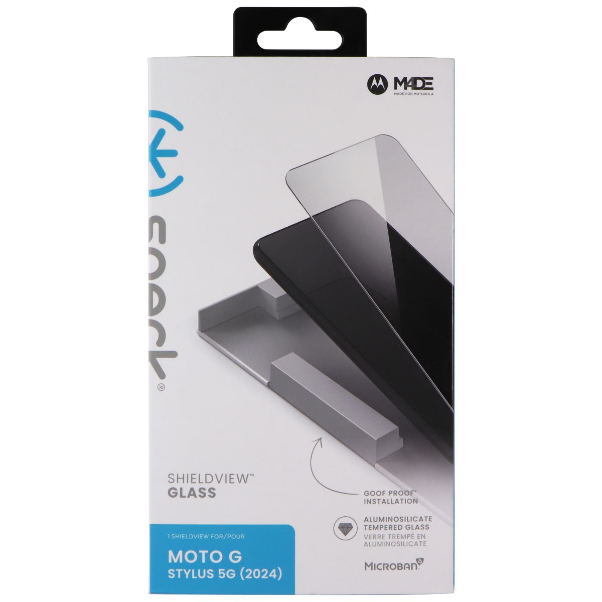 Speck Shieldview Glass Screen Protector for Motorola Moto G Stylus 5G (2024) Cell Phone - Screen Protectors Speck - Simple Cell Bulk Wholesale Pricing - USA Seller