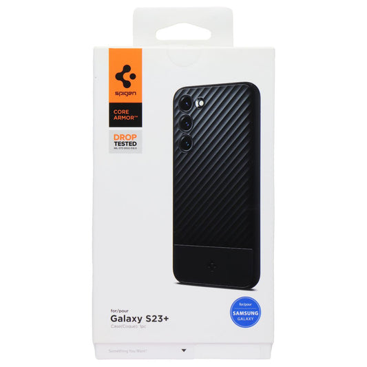 Spigen Core Armor Series Case for Samsung Galaxy S23+ Black Cell Phone - Cases, Covers & Skins Spigen    - Simple Cell Bulk Wholesale Pricing - USA Seller