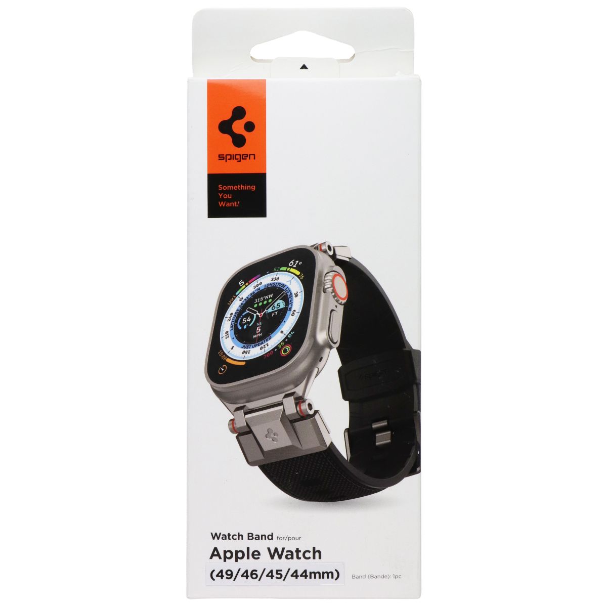 Spigen DuraPro Armor Watch Band for Apple Watch 49/46/45/44mm - Black