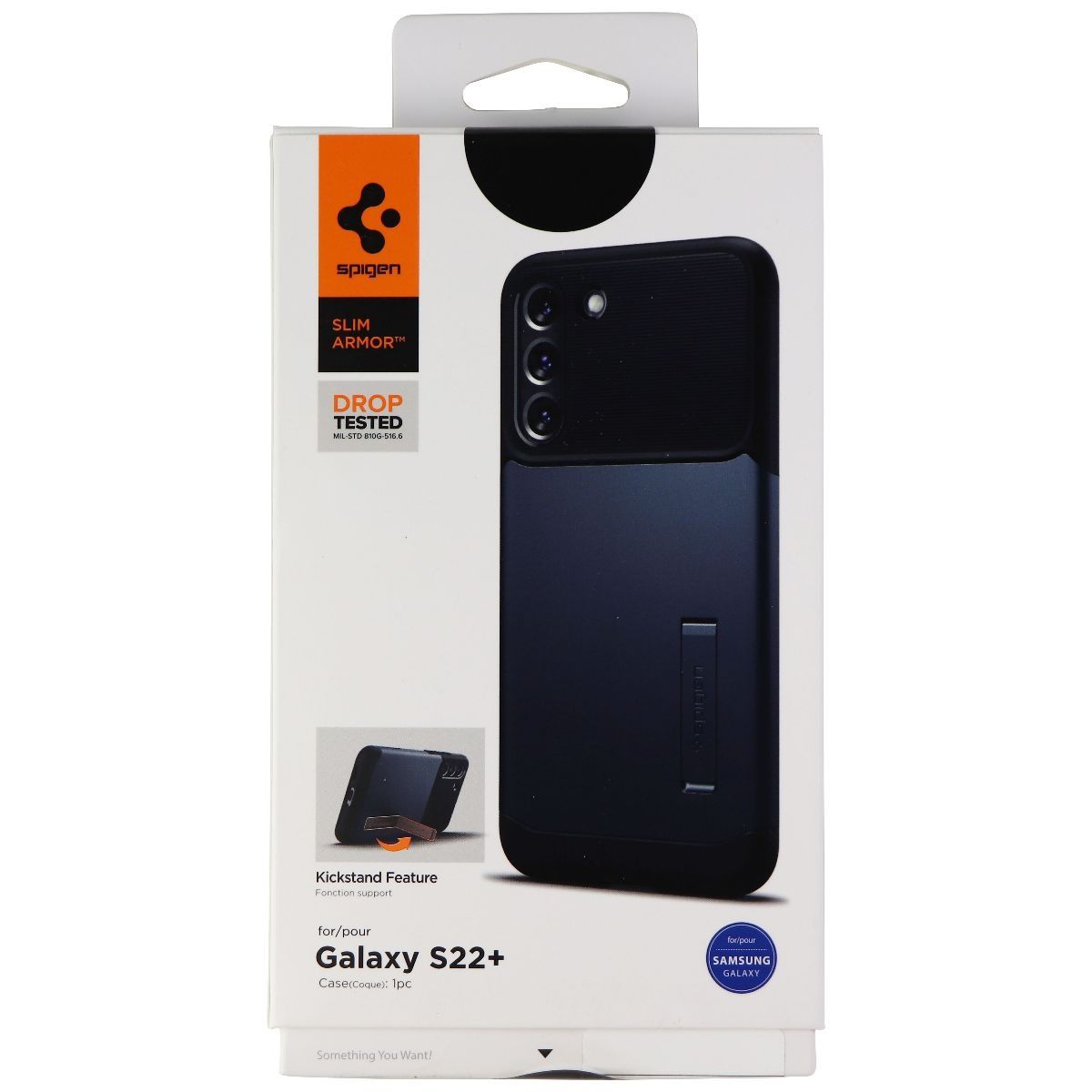Spigen Slim Armor Series Dual Layer Case for Galaxy (S22+) - Metal Slate Cell Phone - Cases, Covers & Skins Spigen - Simple Cell Bulk Wholesale Pricing - USA Seller