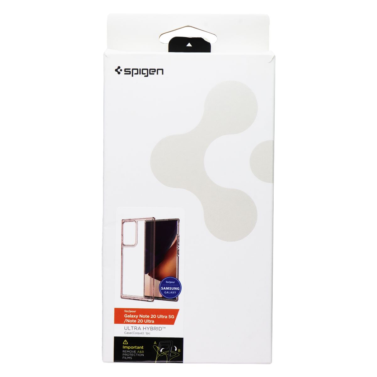 Spigen Ultra Hybrid Case for Samsung Galaxy Note20 Ultra 5G - Clear Cell Phone - Cases, Covers & Skins Spigen    - Simple Cell Bulk Wholesale Pricing - USA Seller