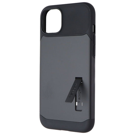 Spigen Slim Armor Series Case with Kickstand for Apple iPhone 14 Plus - Black Cell Phone - Cases, Covers & Skins Spigen - Simple Cell Bulk Wholesale Pricing - USA Seller