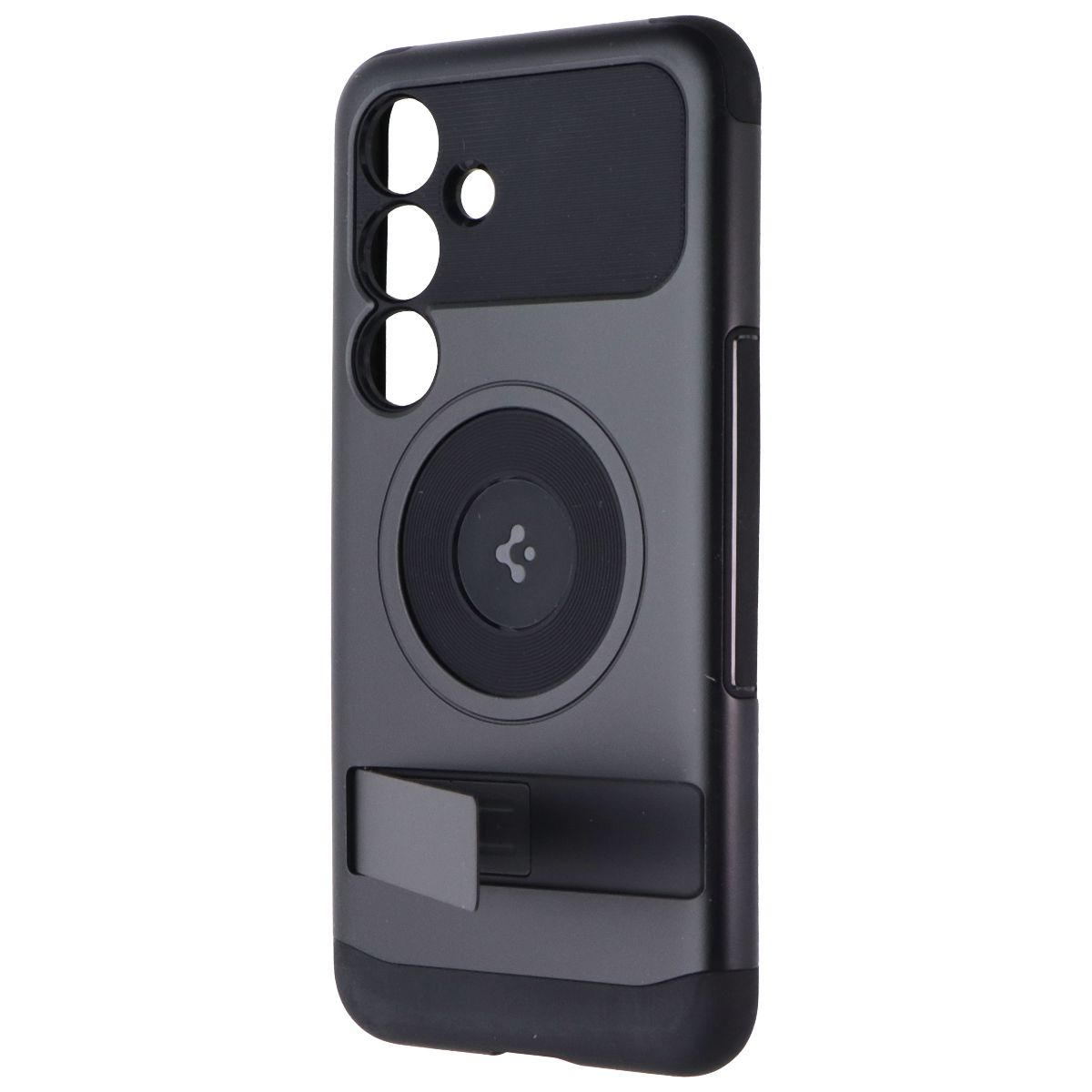 Spigen Slim Armor Magnetic Case with Kickstand for Samsung Galaxy S24 - Black Cell Phone - Cases, Covers & Skins Spigen - Simple Cell Bulk Wholesale Pricing - USA Seller