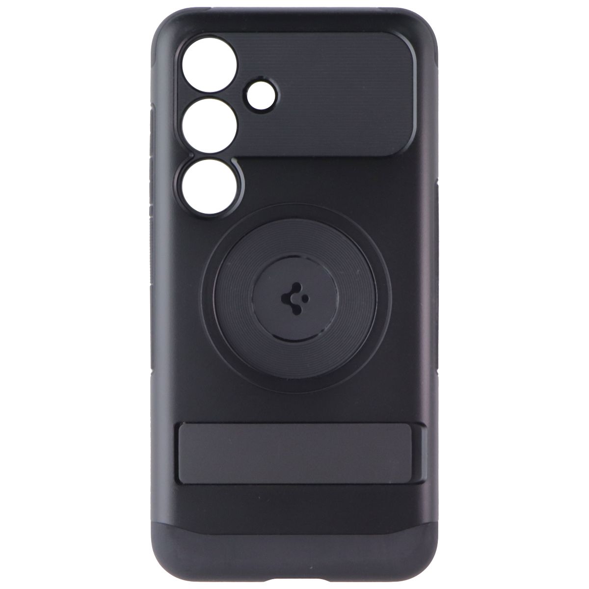Spigen Slim Armor Magnetic Case with Kickstand for Samsung Galaxy S24 - Black Cell Phone - Cases, Covers & Skins Spigen - Simple Cell Bulk Wholesale Pricing - USA Seller