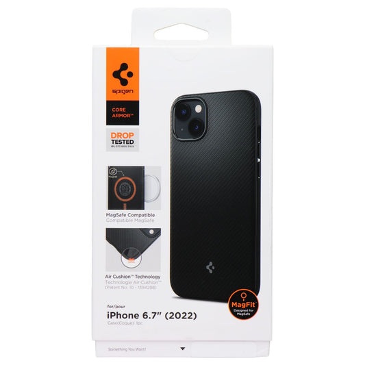 Spigen Core Armor MagFit Series Case for MagSafe for iPhone 14 Plus - Black Cell Phone - Cases, Covers & Skins Spigen    - Simple Cell Bulk Wholesale Pricing - USA Seller