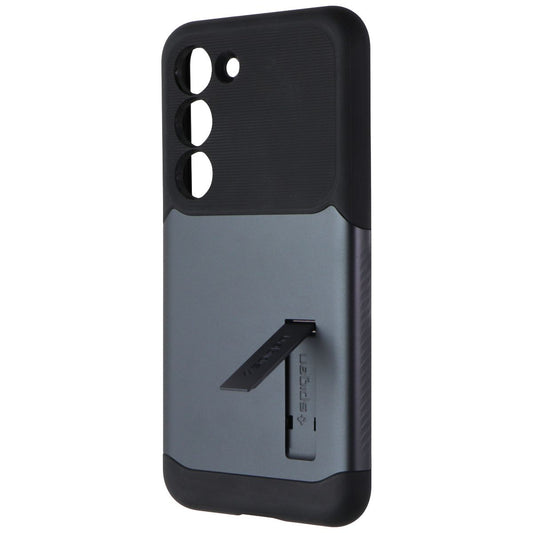 Spigen Slim Armor Case w/Kickstand for Samsung Galaxy S23 - Metal Slate Cell Phone - Cases, Covers & Skins Spigen    - Simple Cell Bulk Wholesale Pricing - USA Seller