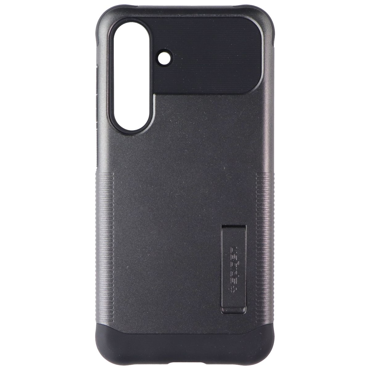 Spigen Slim Armor Case with Kickstand for Samsung Galaxy S25 Plus - Gunmetal Cell Phone - Cases, Covers & Skins Spigen - Simple Cell Bulk Wholesale Pricing - USA Seller