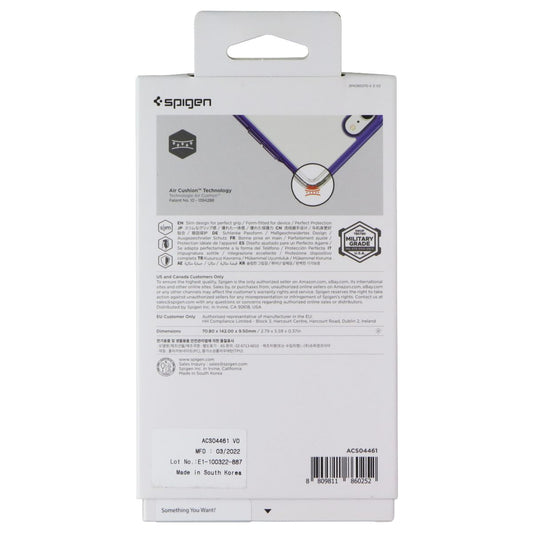 Spigen Crystal Hybrid S Case for iPhone SE (3rd/2nd Gen)/8/7 - Clear/Blue Cell Phone - Cases, Covers & Skins Spigen - Simple Cell Bulk Wholesale Pricing - USA Seller