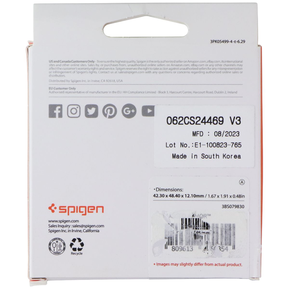 Spigen Rugged Armor Case for Apple Watch 45/44 mm - Matte Black Smart Watch Accessories - Smart Watch Cases Spigen - Simple Cell Bulk Wholesale Pricing - USA Seller