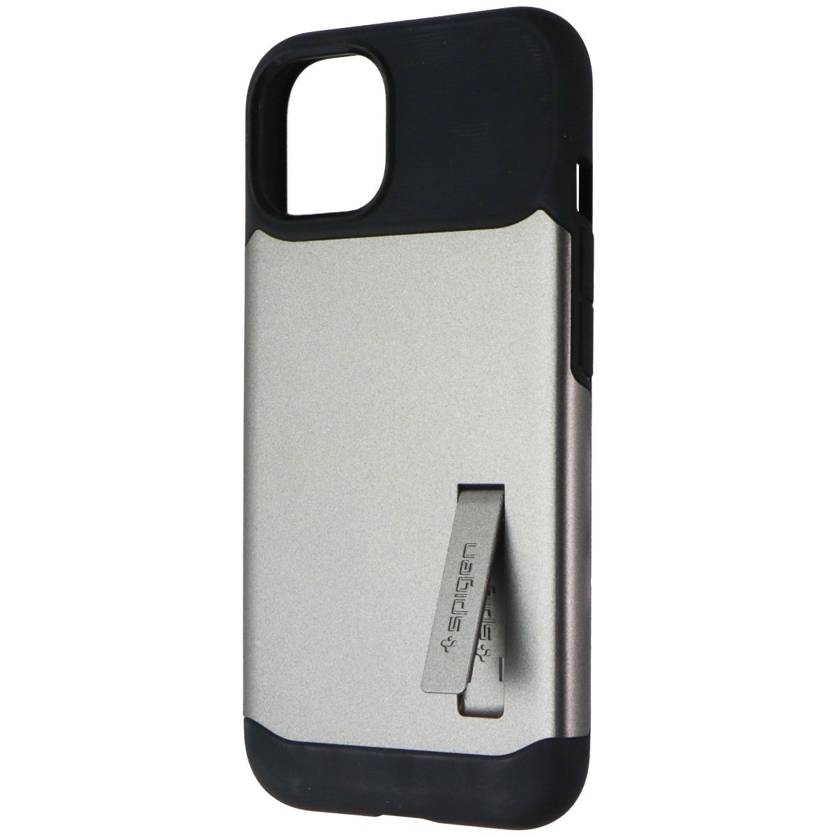 Spigen Slim Armor Series Case with Kickstand for Apple iPhone 14 - Gunmetal Cell Phone - Cases, Covers & Skins Spigen - Simple Cell Bulk Wholesale Pricing - USA Seller