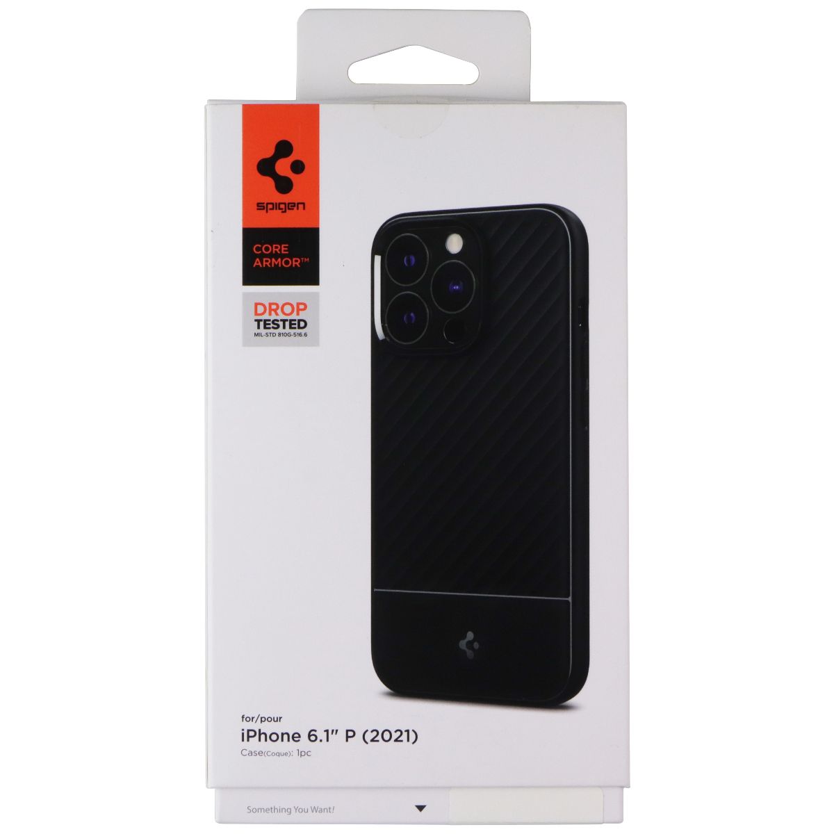 Spigen Core Armor Series Case for Apple iPhone 13 Pro - Matte Black Cell Phone - Cases, Covers & Skins Spigen - Simple Cell Bulk Wholesale Pricing - USA Seller