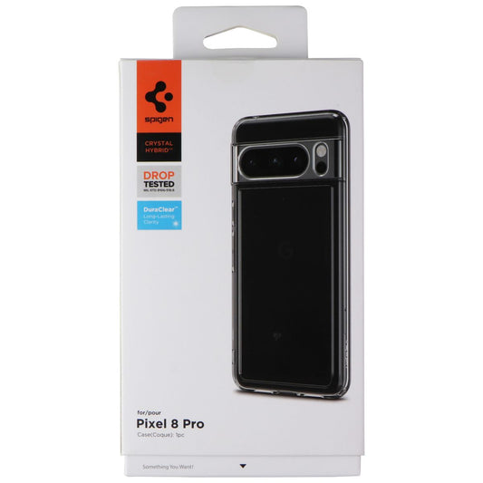 Spigen Crystal Hybrid Series Case for Google Pixel 8 Pro - Clear Cell Phone - Cases, Covers & Skins Spigen - Simple Cell Bulk Wholesale Pricing - USA Seller