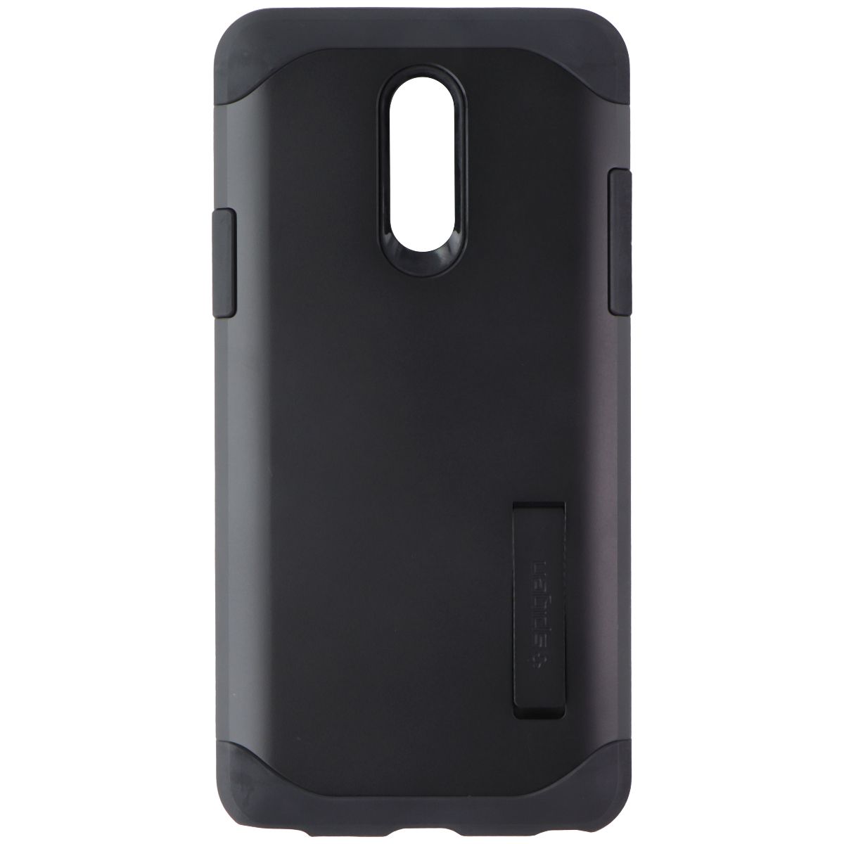 Spigen Slim Armor Series Case with Kickstand for LG Q Stylo+ (Plus) - Black Cell Phone - Cases, Covers & Skins Spigen    - Simple Cell Bulk Wholesale Pricing - USA Seller