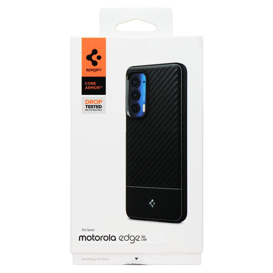 Spigen Core Armor Series Case for Motorola Edge 5G UW - Black Cell Phone - Cases, Covers & Skins Spigen    - Simple Cell Bulk Wholesale Pricing - USA Seller