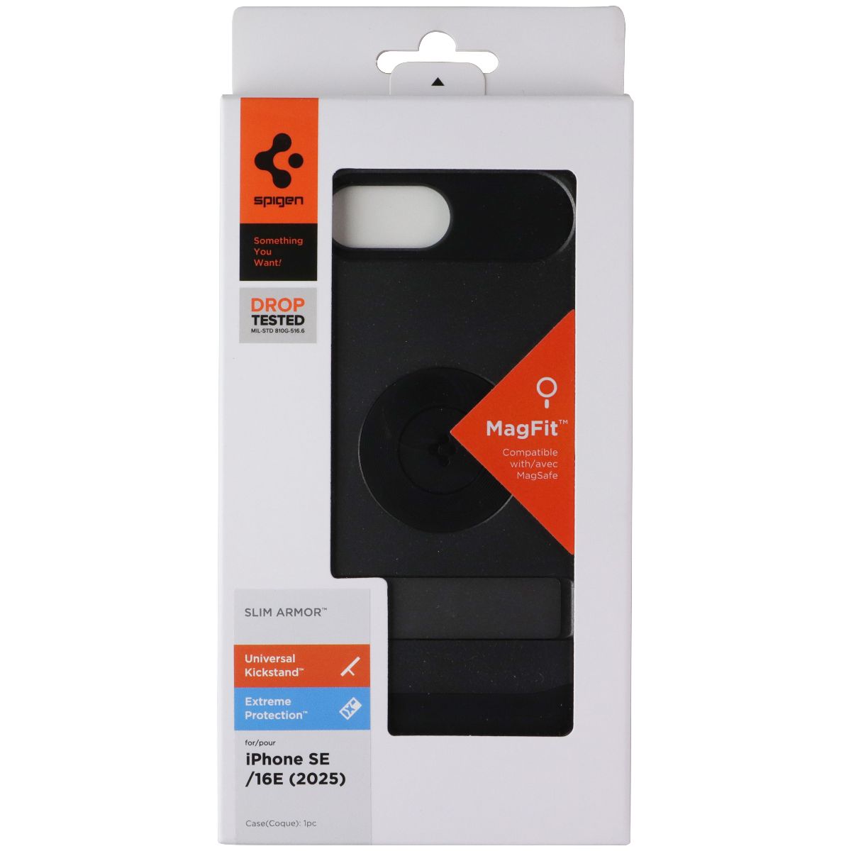 Spigen Slim Armor MagFit Case for MagSafe for iPhone 16E (2025) - Gunmetal