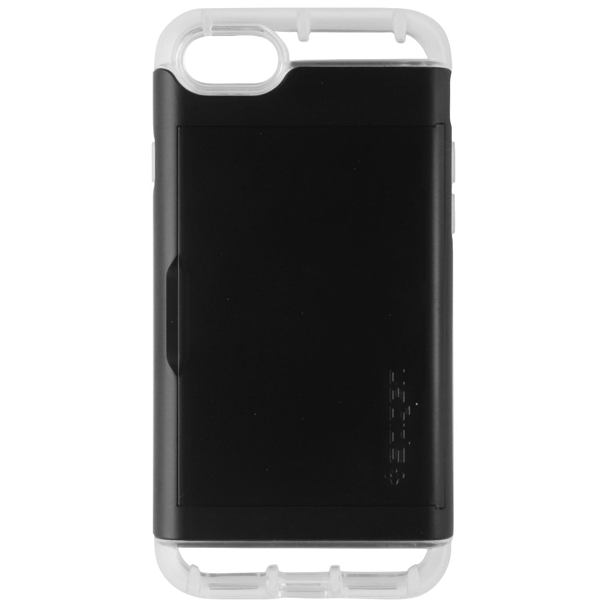 Spigen Crystal Wallet Case for Apple iPhone 8/7 - Black Cell Phone - Cases, Covers & Skins Spigen - Simple Cell Bulk Wholesale Pricing - USA Seller