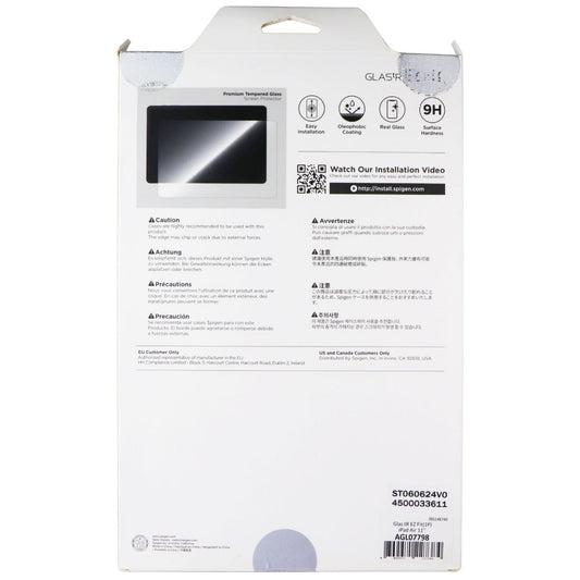 Spigen GLAStR EZ FIT Tempered Glass Screen Protector for Apple iPad Air 11-inch iPad/Tablet Accessories - Screen Protectors Spigen - Simple Cell Bulk Wholesale Pricing - USA Seller