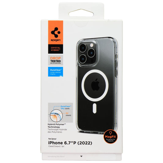 Spigen Crystal Hybrid MagFit Case for iPhone 14 Pro Max - Frost Clear Cell Phone - Cases, Covers & Skins Spigen - Simple Cell Bulk Wholesale Pricing - USA Seller