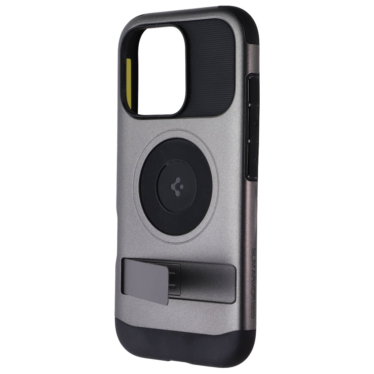 Spigen Slim Armor Kickstand Case for MagSafe for Apple iPhone 16 Pro - Gunmetal