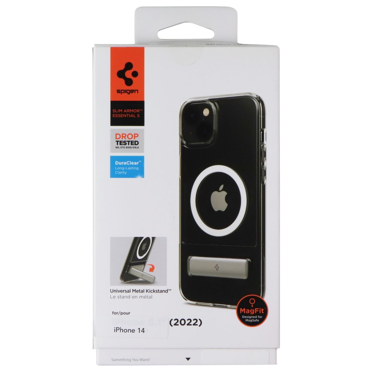 Spigen Slim Armor Essential S Case for MagSafe for Apple iPhone 14 - Clear Cell Phone - Cases, Covers & Skins Spigen - Simple Cell Bulk Wholesale Pricing - USA Seller